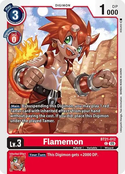Flamemon [Bt21-012] [World Convergence] 1