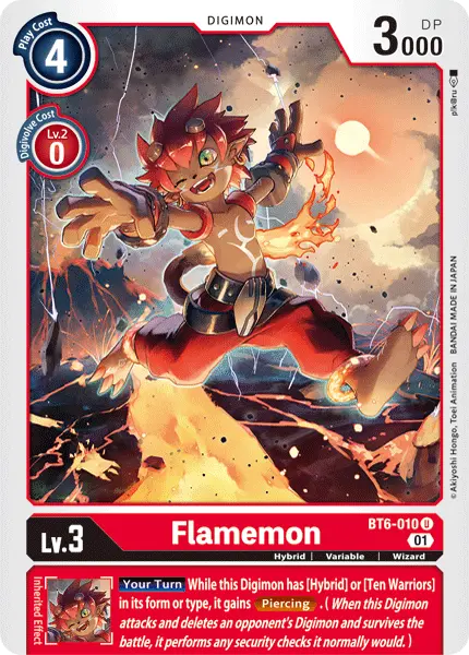 Flamemon [Bt6-010] [Double Diamond] 1