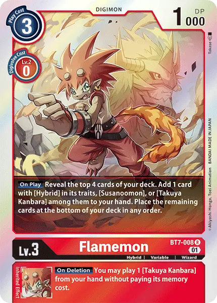 Flamemon [Bt7-008] [Next Adventure] 1