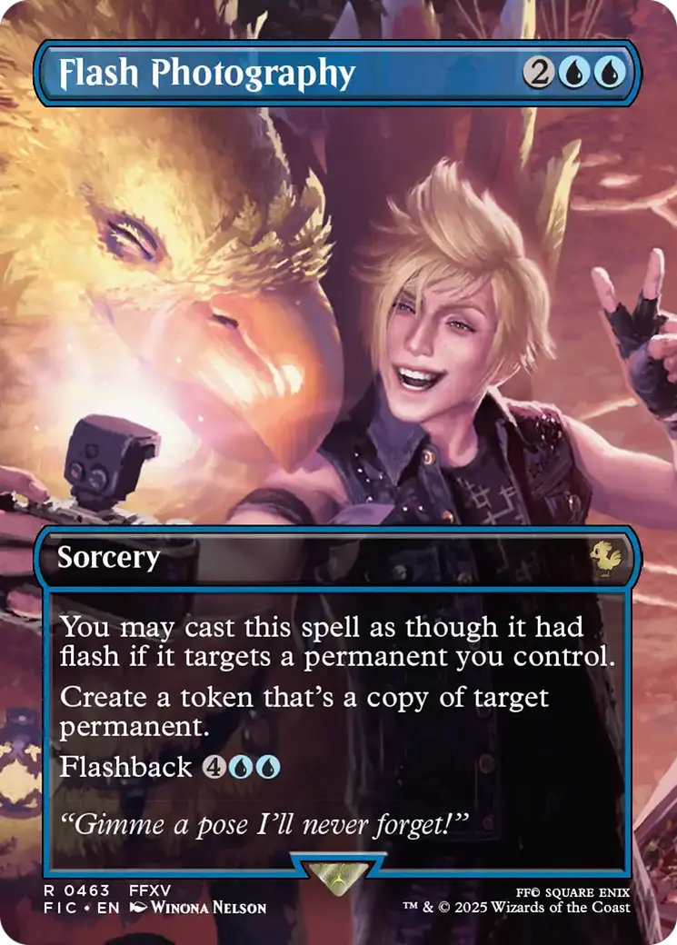 Flash Photography (Borderless) [Final Fantasy Commander] 1