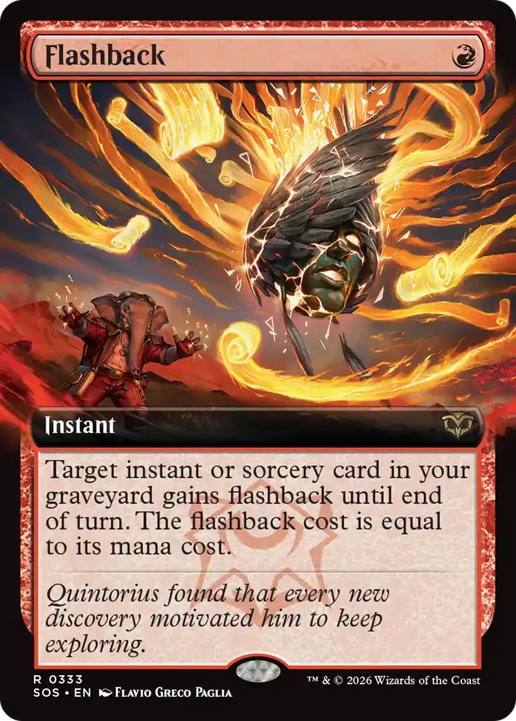 Flashback (Extended Art) [Secrets Of Strixhaven] 1