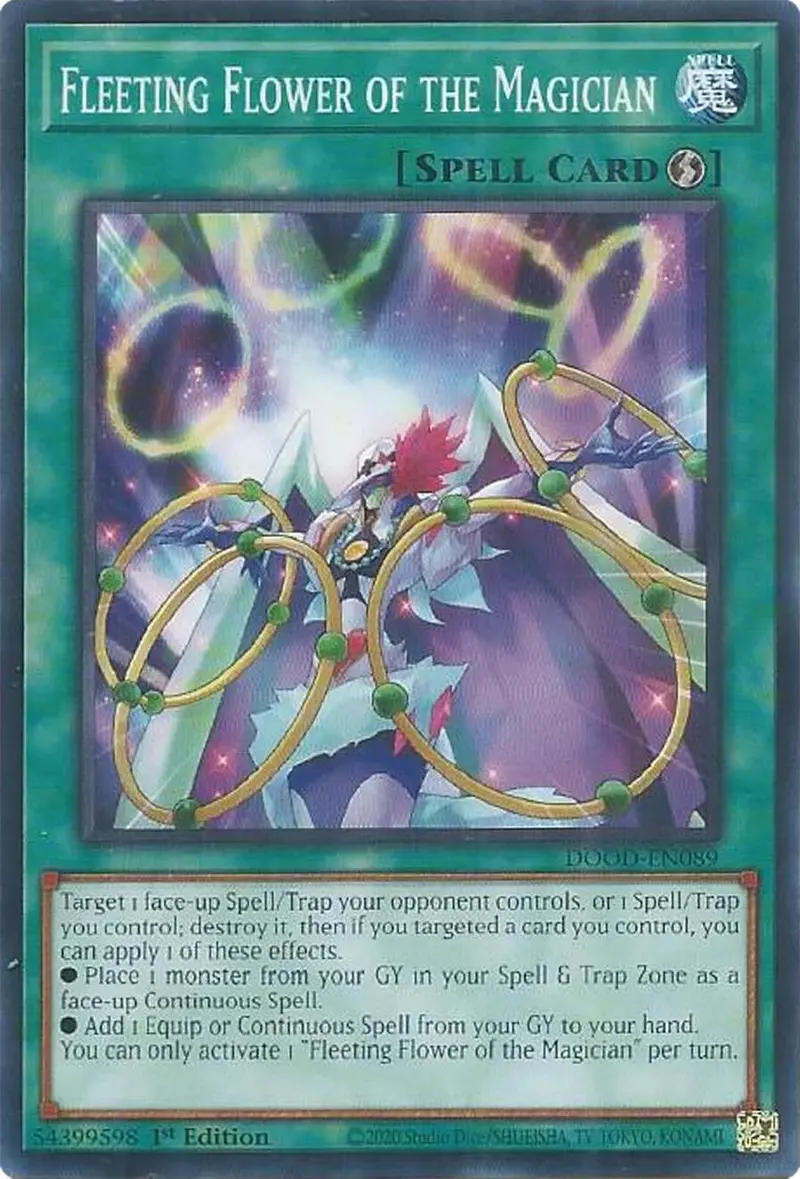 Fleeting Flower Of The Magician [Dood-En089] Common 1