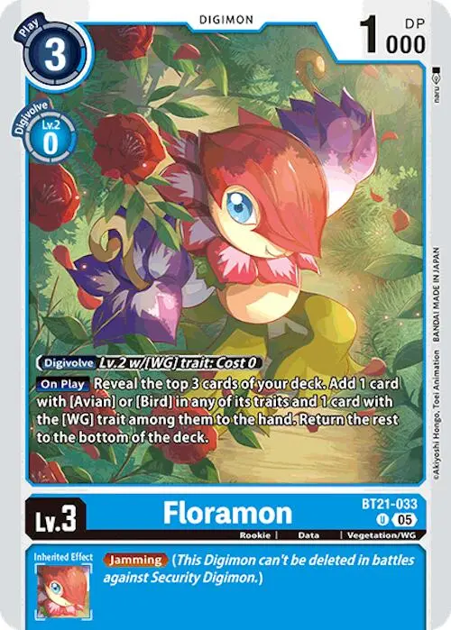 Floramon [Bt21-033] [World Convergence] 1