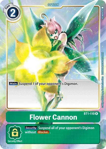 Flower Cannon [Bt1-110] (Alternate Art) [Release Special Booster Ver.1.0] 1