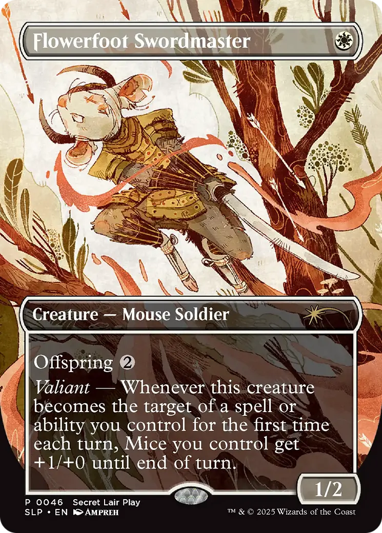 Flowerfoot Swordmaster [Secret Lair Showdown] 1