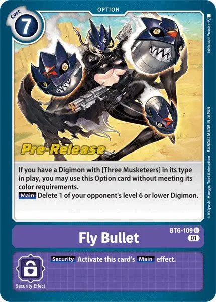 Fly Bullet [Bt6-109] [Double Diamond Pre-Release Cards] 1