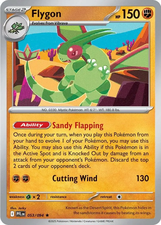 Flygon (053/094) [Mega Evolution: Phantasmal Flames] 1
