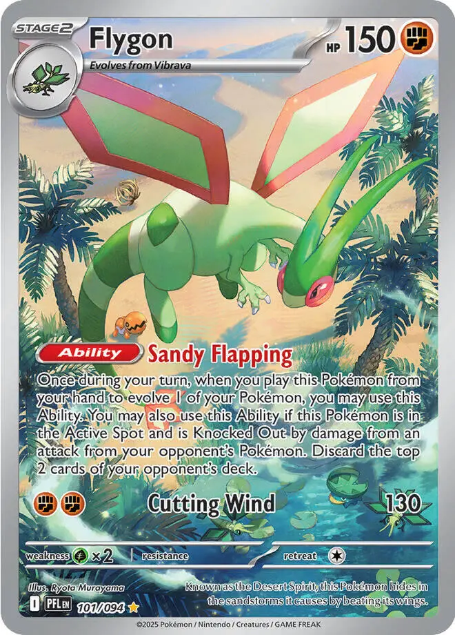 Flygon (101/094) [Mega Evolution: Phantasmal Flames] 1