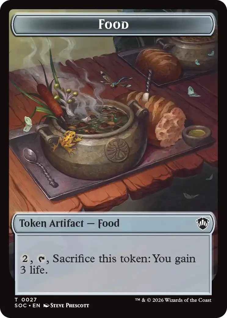 Food // City's Blessing Double-Sided Token [Secrets Of Strixhaven Commander Tokens] 1