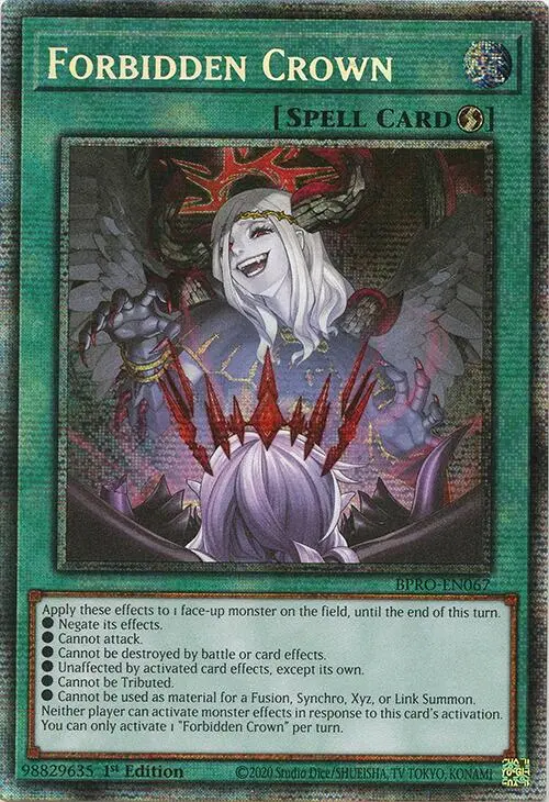Forbidden Crown (Starlight Rare) [Bpro-En067] Starlight Rare 1