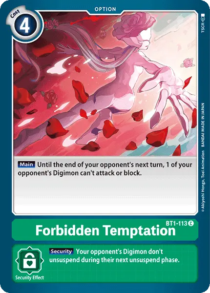 Forbidden Temptation [Bt1-113] [Release Special Booster Ver.1.0] 1