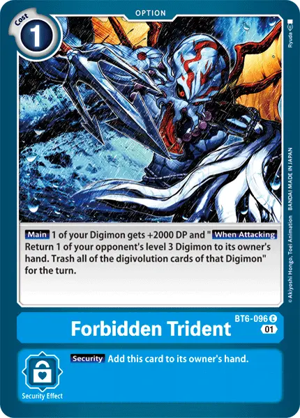 Forbidden Trident [Bt6-096] [Double Diamond] 1