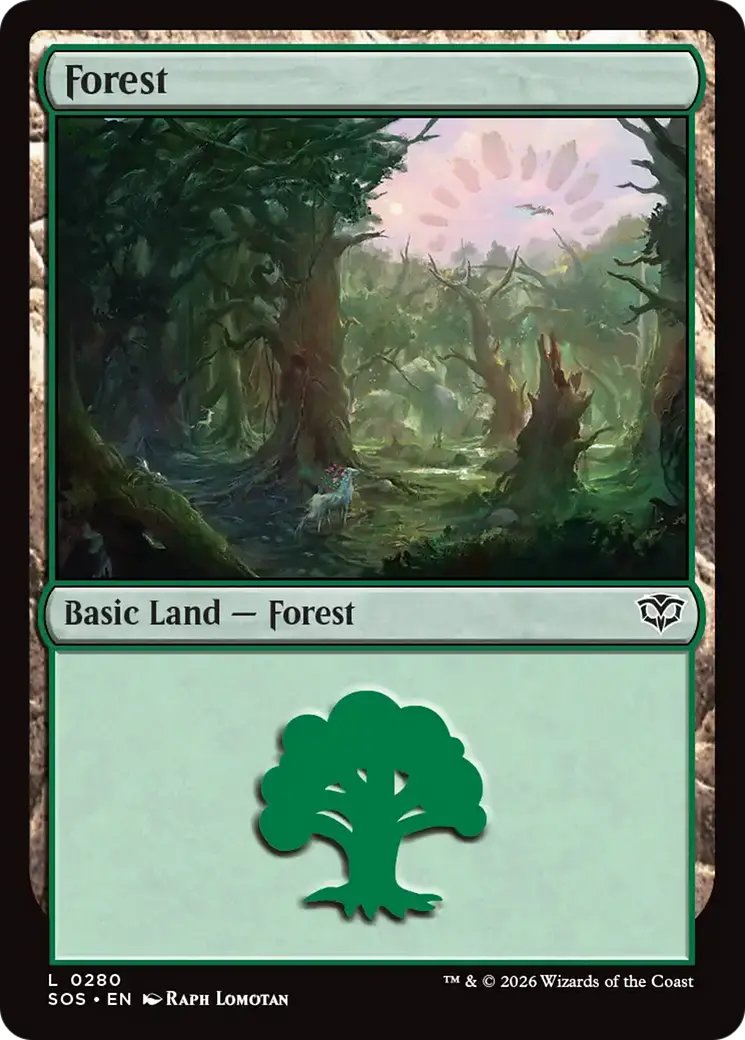 Forest (0280) [Secrets Of Strixhaven] 1