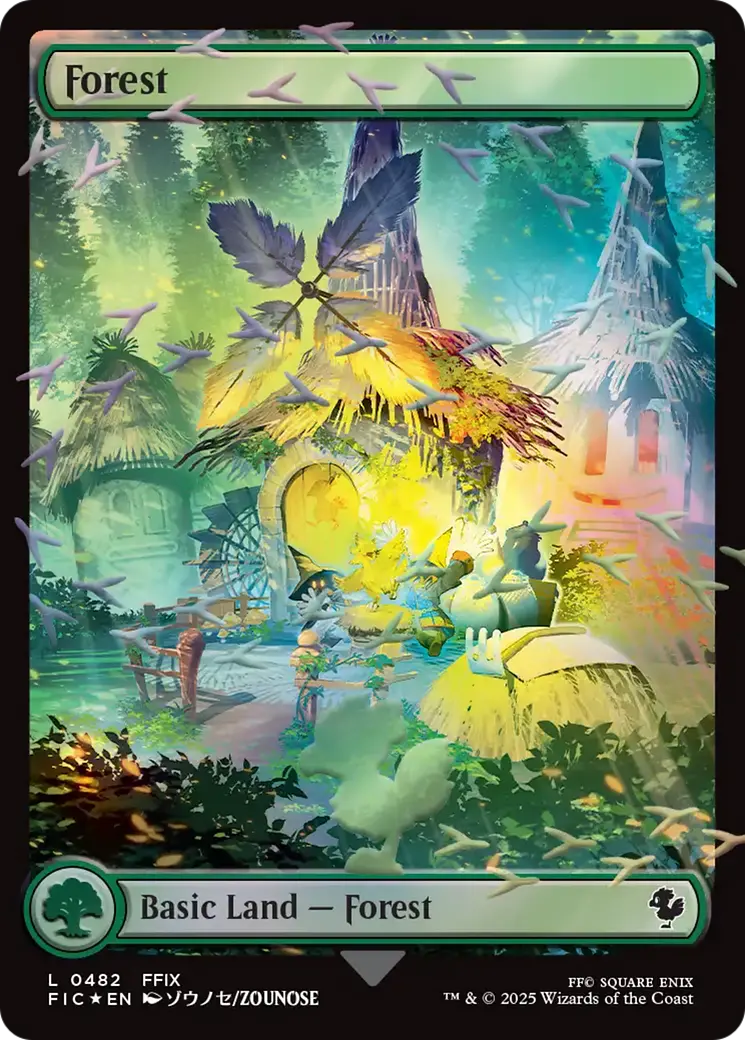 Forest (Chocobo Track Foil) [Final Fantasy Commander] 1