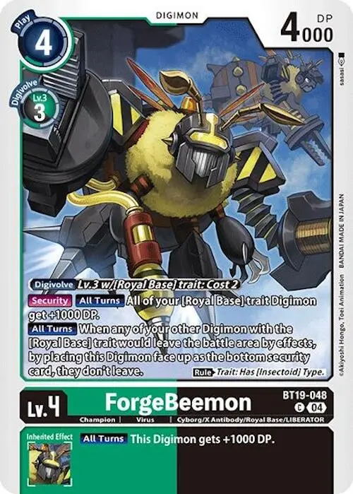 Forgebeemon [Bt19-048] [Release Special Booster Ver.2.0] 1