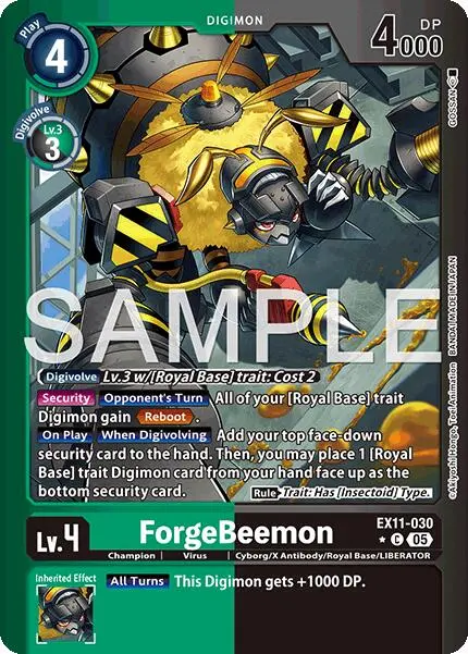 Forgebeemon [Ex11-030] (Limited Foil) [Dawn Of Liberator] 1