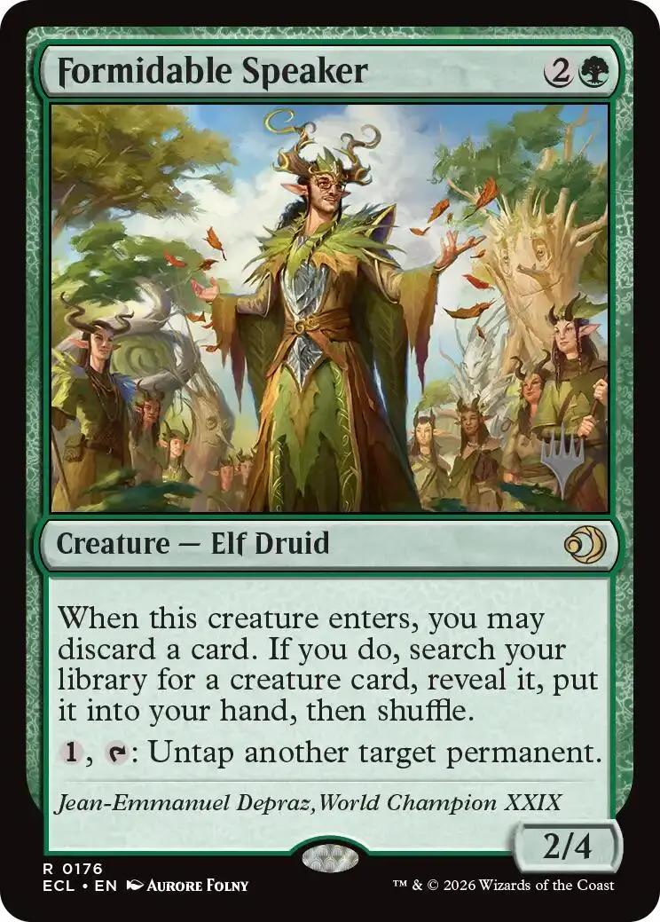 Formidable Speaker [Lorwyn Eclipsed Promos] 1