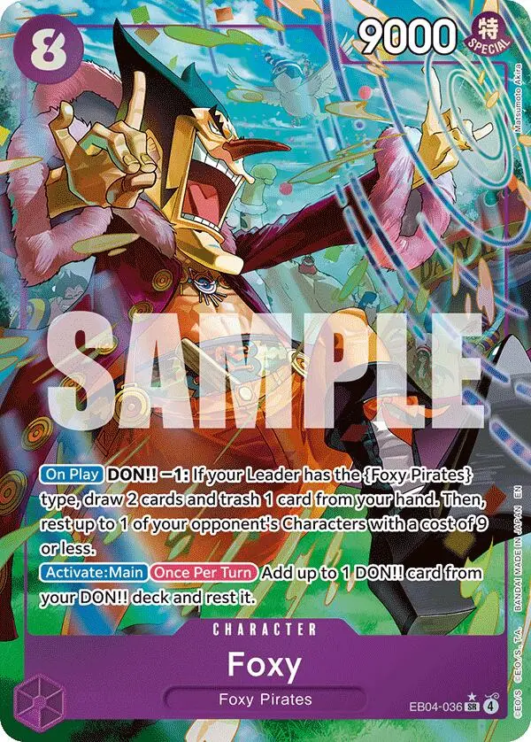 Foxy (Alternate Art) [The Azure Sea's Seven] 1