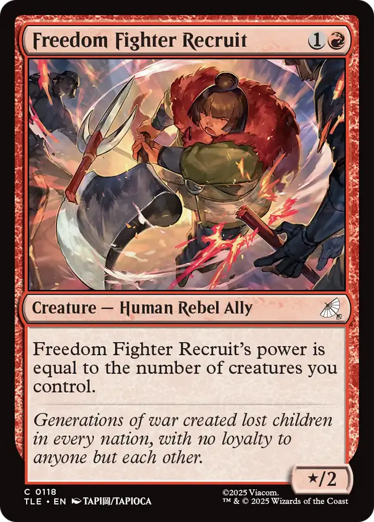 Freedom Fighter Recruit [Avatar: The Last Airbender: Eternal-Legal] 1