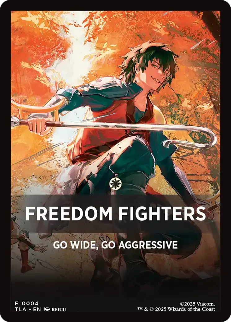 Freedom Fighters Theme Card [Avatar: The Last Airbender Tokens] 1
