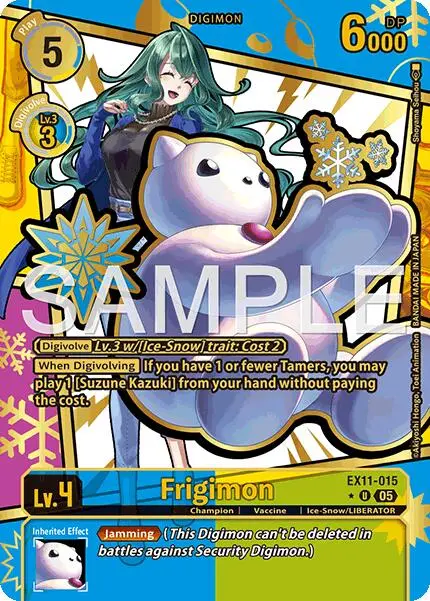 Frigimon [Ex11-015] (Rare Pull) [Dawn Of Liberator] 1