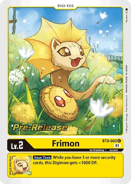 Frimon [Bt8-003] [New Awakening Pre-Release Cards] 1