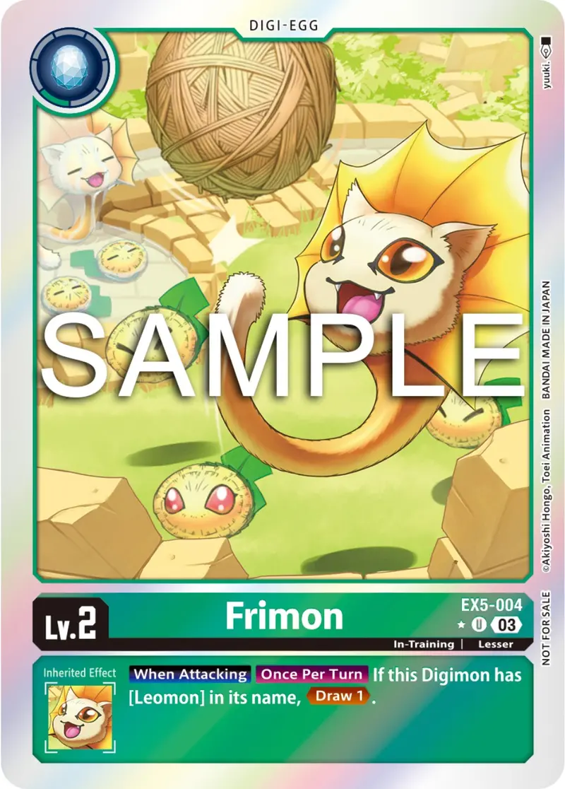 Frimon [Ex5-004] (Animal Colosseum Box Promotion Pack) [Animal Colosseum] 1