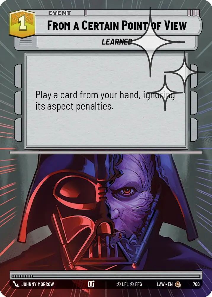 From A Certain Point Of View (766) (Hyperspace Foil) (766) [A Lawless Time] 1