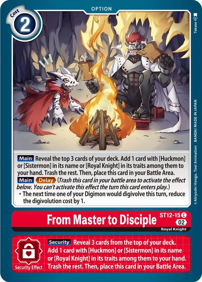 From Master To Disciple [St12-15] [Starter Deck: Jesmon] 1