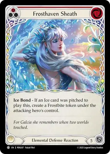 Frosthaven Sheath [Pen207] (Compendium Of Rathe)  Rainbow Foil 1