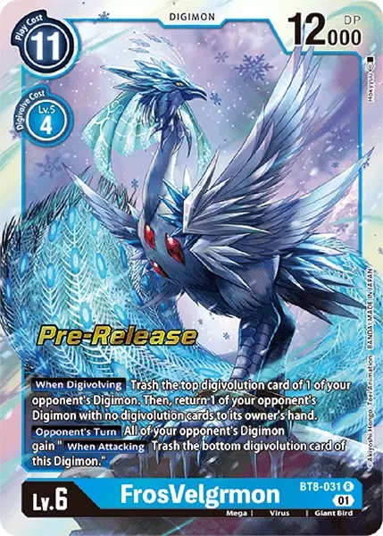 Frosvelgrmon [Bt8-031] [New Awakening Pre-Release Cards] 1