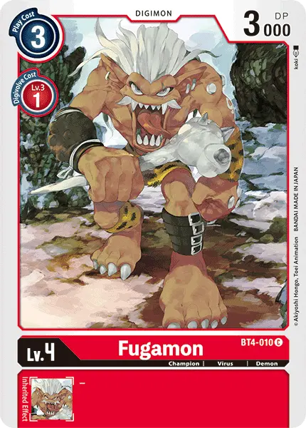 Fugamon [Bt4-010] [Great Legend] 1