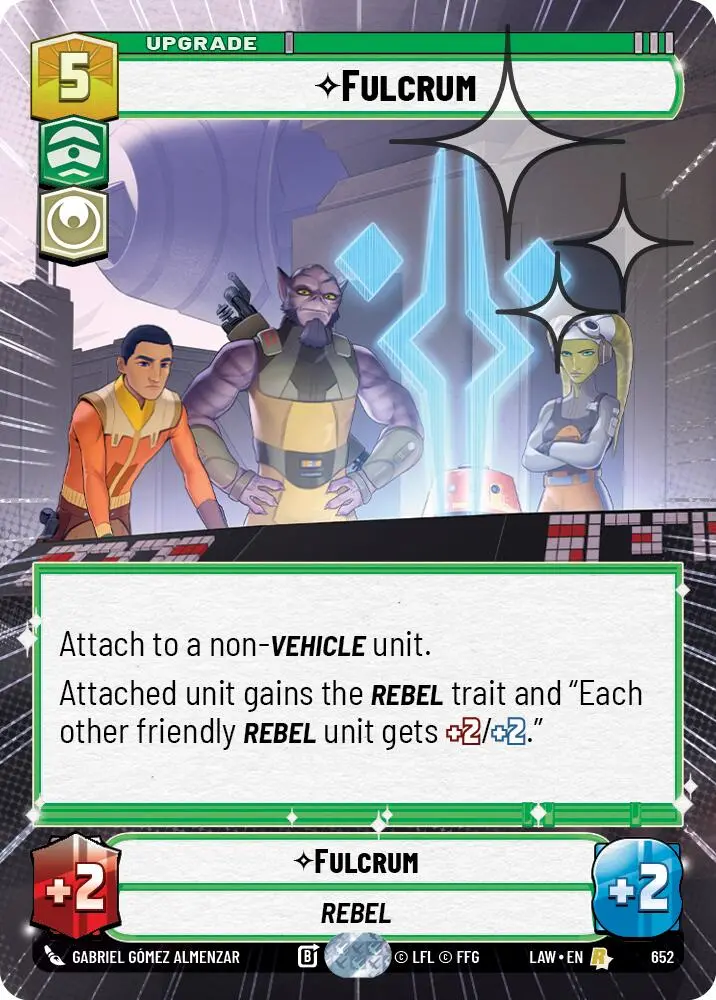Fulcrum (652) (Hyperspace Foil) (652) [A Lawless Time] 1