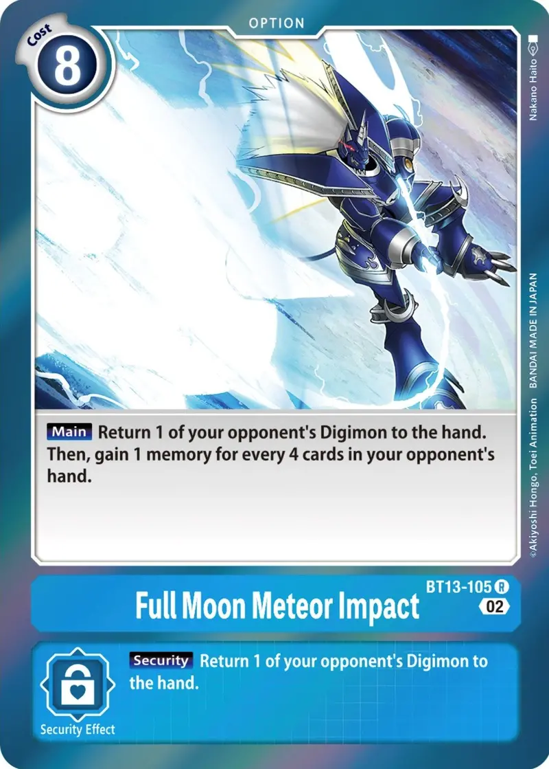 Full Moon Meteor Impact [Bt13-105] [Versus Royal Knights Booster] 1