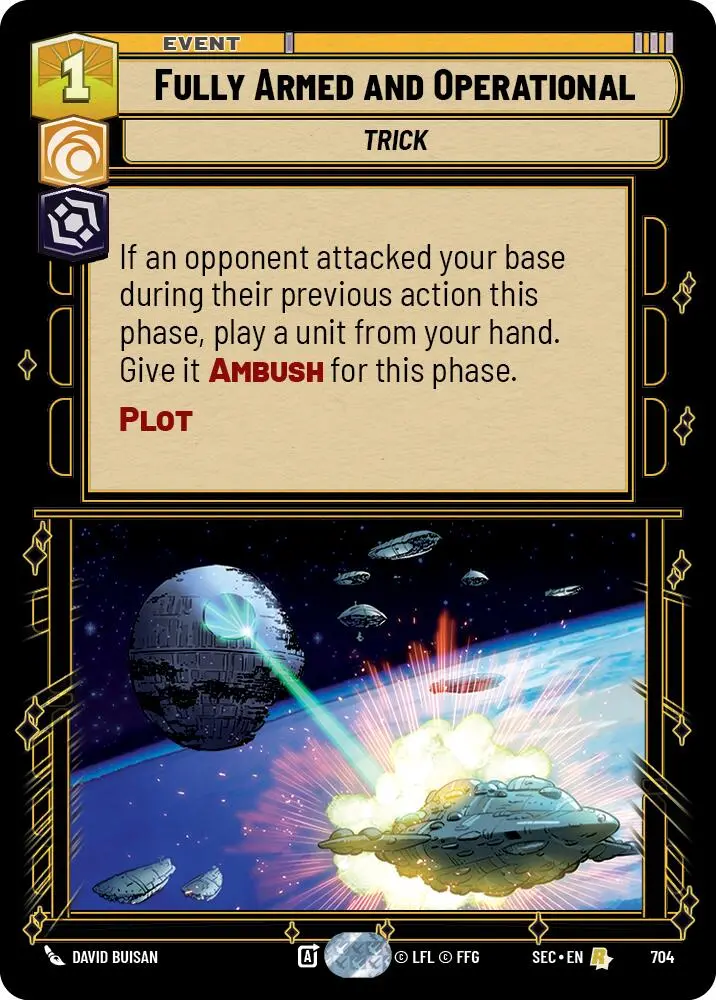 Fully Armed And Operational (704) (Foil) (704) [Secrets Of Power] 1