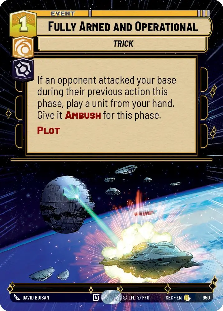 Fully Armed And Operational (950) (Hyperspace Foil) (950) [Secrets Of Power] 1