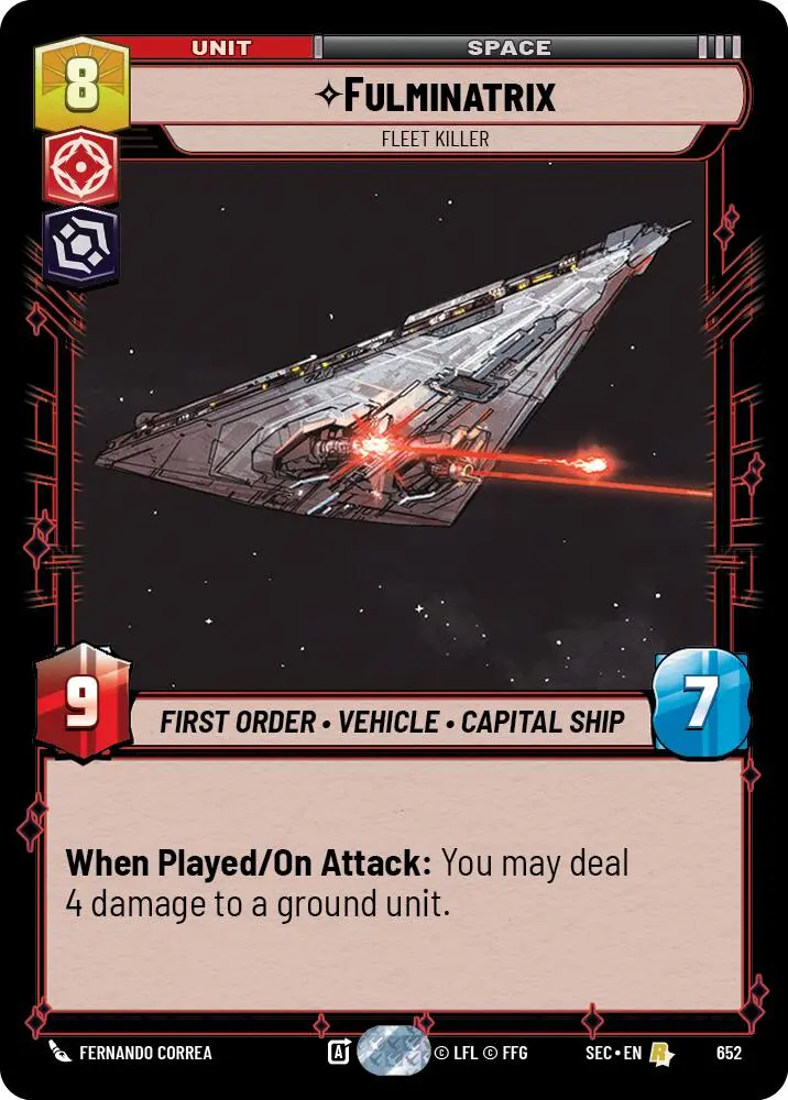 Fulminatrix - Fleet Killer (Foil) (652) (652) [Secrets Of Power] 1