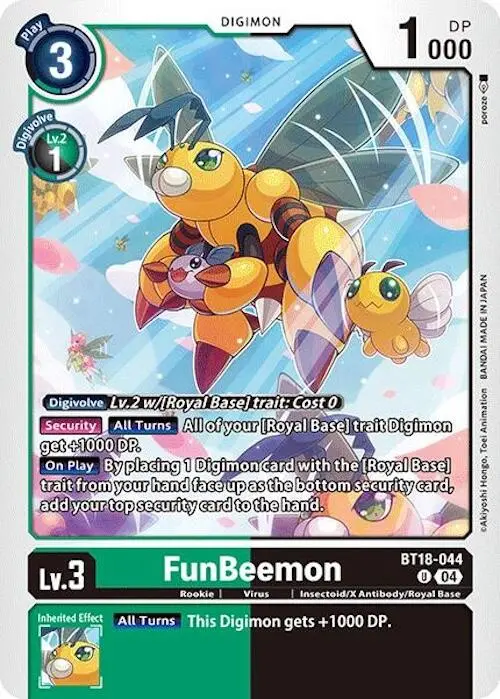 Funbeemon [Bt18-044] - Bt18-044 [Release Special Booster Ver.2.0] 1