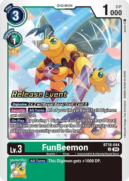 Funbeemon [Bt18-044] [Release Special Booster Ver.2.0 Promos] 1