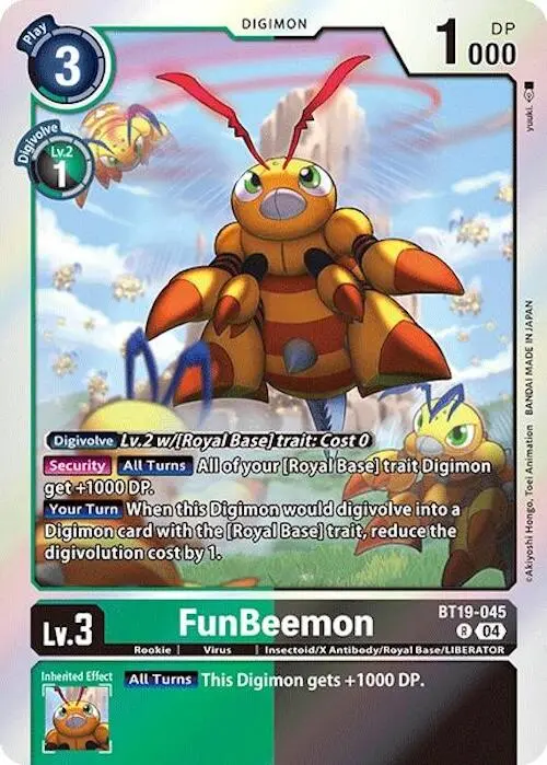 Funbeemon [Bt19-045] [Release Special Booster Ver.2.0] 1