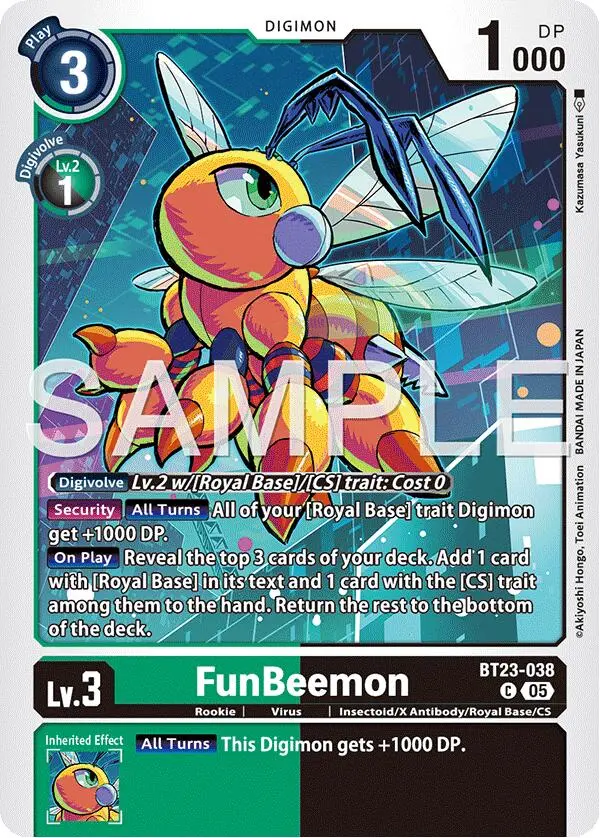 Funbeemon [Bt23-038] - Bt19-045 [Hackers' Slumber] 1