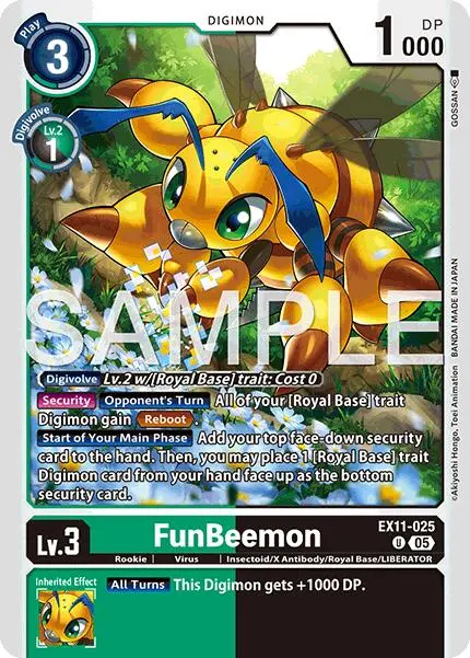 Funbeemon [Ex11-025] [Dawn Of Liberator] 1