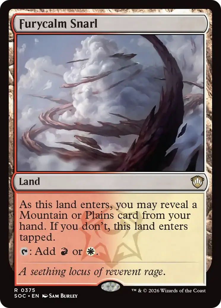 Furycalm Snarl [Secrets Of Strixhaven Commander] 1