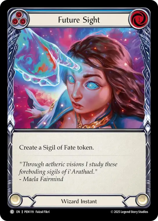 Future Sight (Blue) (Regular) [Pen119] (Compendium Of Rathe) 1