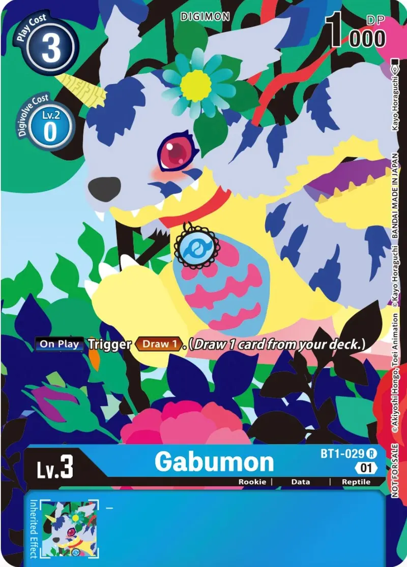 Gabumon [Bt1-029] (Tamer's Card Set 2 Floral Fun) [Release Special Booster Promos] 1
