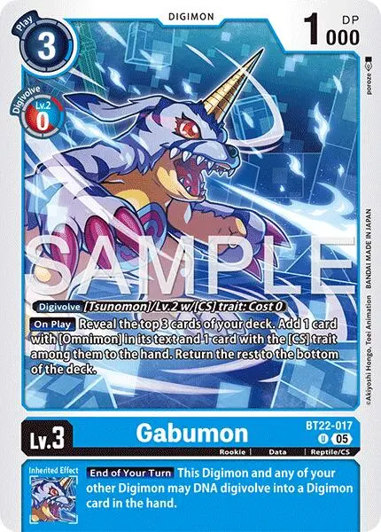 Gabumon [Bt22-017] [Cyber Eden] 1