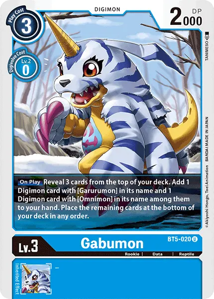 Gabumon [Bt5-020] [Battle Of Omni] 1