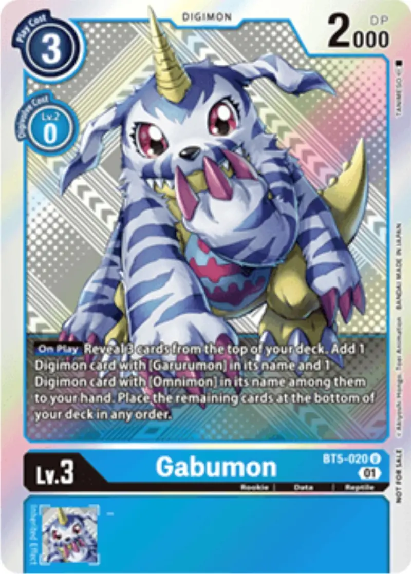 Gabumon [Bt5-020] (X Record Pre-Release Tournament Winner Card) [X Record Pre-Release Promos] 1