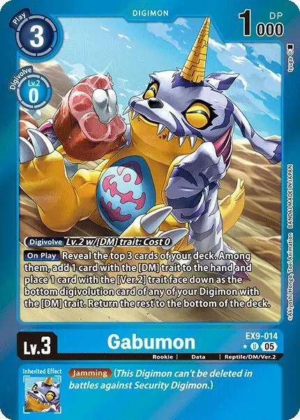 Gabumon [Ex9-014] (Limited Foil) [Versus Monsters] 1