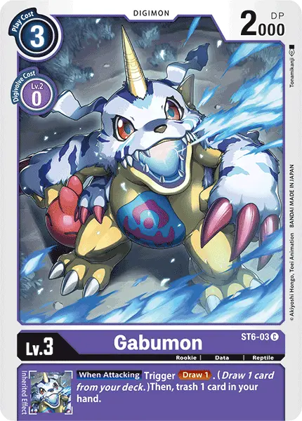 Gabumon [St6-03] [Starter Deck: Venomous Violet] 1